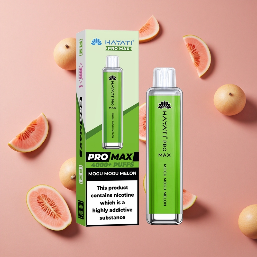Hayati Pro Max 4000 Puffs 2ml Mogu Mogu Melon Disposable Vape