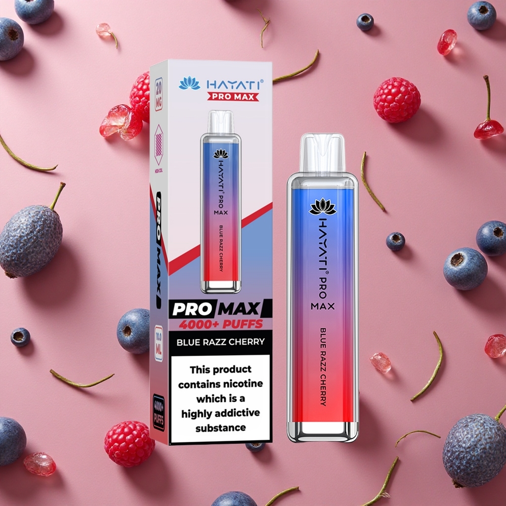 Hayati Pro Max 4000 Puffs Blue Razz Cherry 2%,5% Nicotine 1400mAh