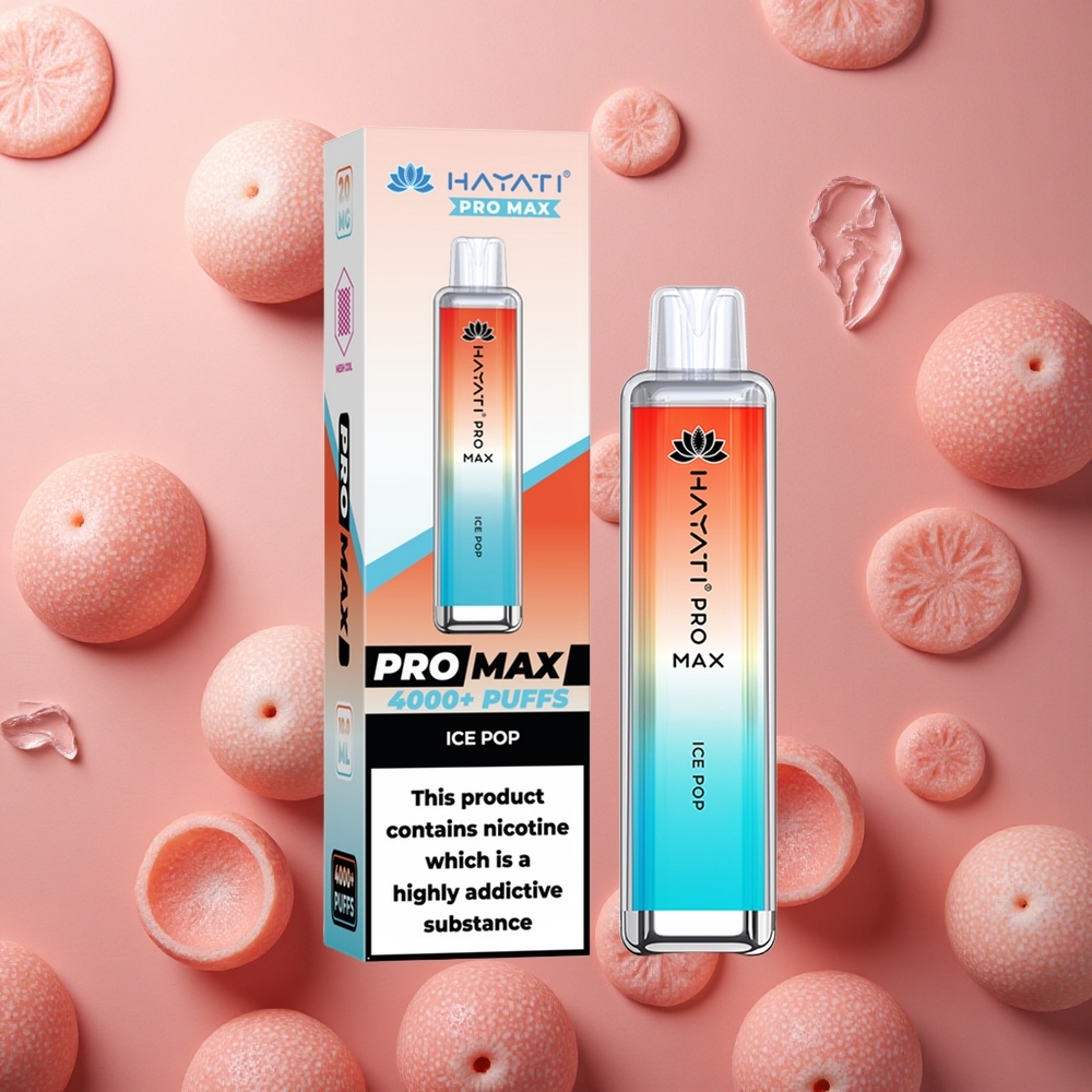 Hayati Pro Max 4000 Puffs Ice Pop 2%,5% Nicotine 1400mAh Battery