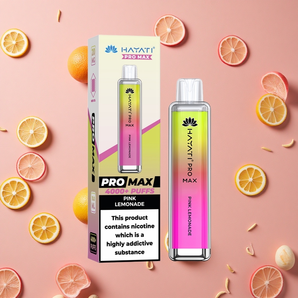 Hayati Pro Max 4000 Puffs Pink Lemonade 2ml 2%,5% Nicotine