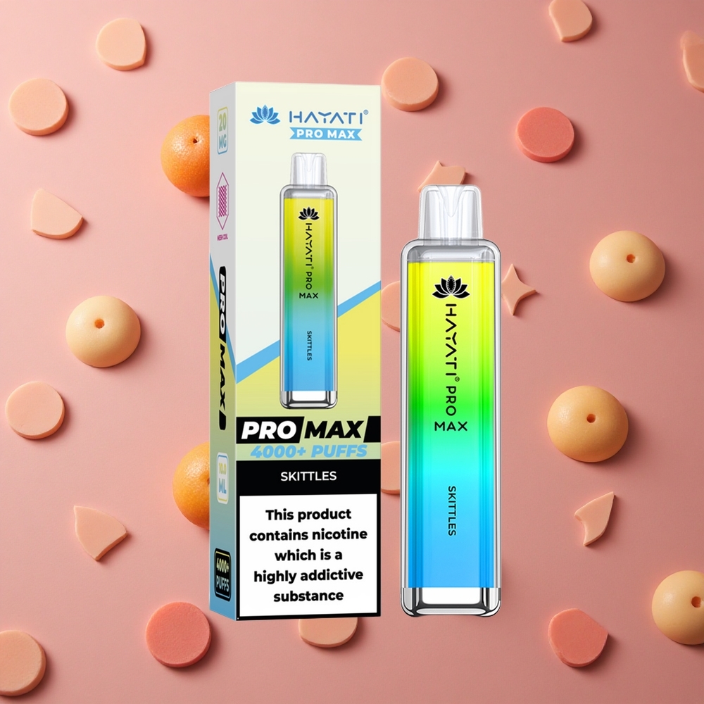 Hayati Pro Max 4000 Puffs Skittles 2%,5% Nicotine 1400mAh Battery