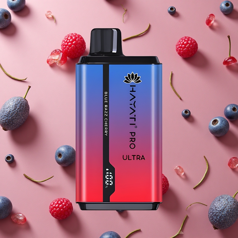 Hayati Pro Ultra 15000 Puffs 24ml Blue Razz Cherry