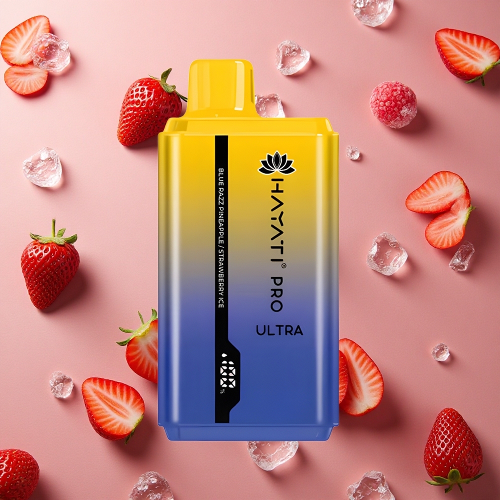 Hayati Pro Ultra 15000 Puffs Blue Razz Pineapple 850mAh 24ml