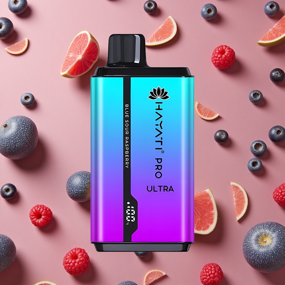 Hayati Pro Ultra 15000 Puffs Blue Sour Raspberry 850mAh 24ml