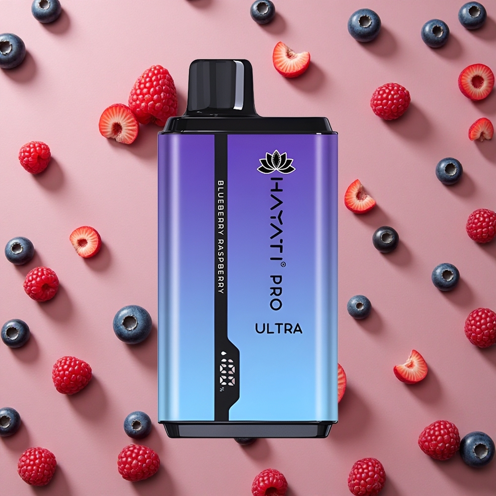 Hayati Pro Ultra 15000 Puffs Blueberry Raspberry 2 12ml 2% Nicotine