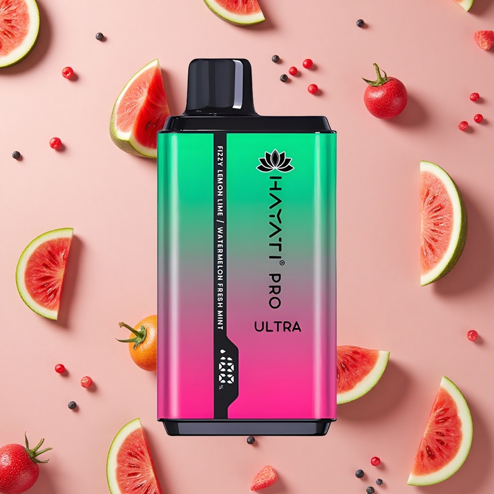 Hayati Pro Ultra 15000 Puffs Fizzy Lemon & Lime 12ml 2% Nicotine