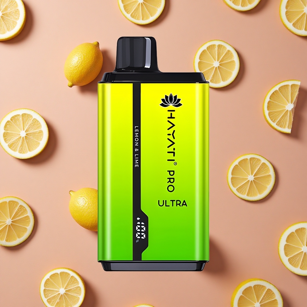 Hayati Pro Ultra 15000 Puffs Lemon & Lime 850mAh 2 12ml