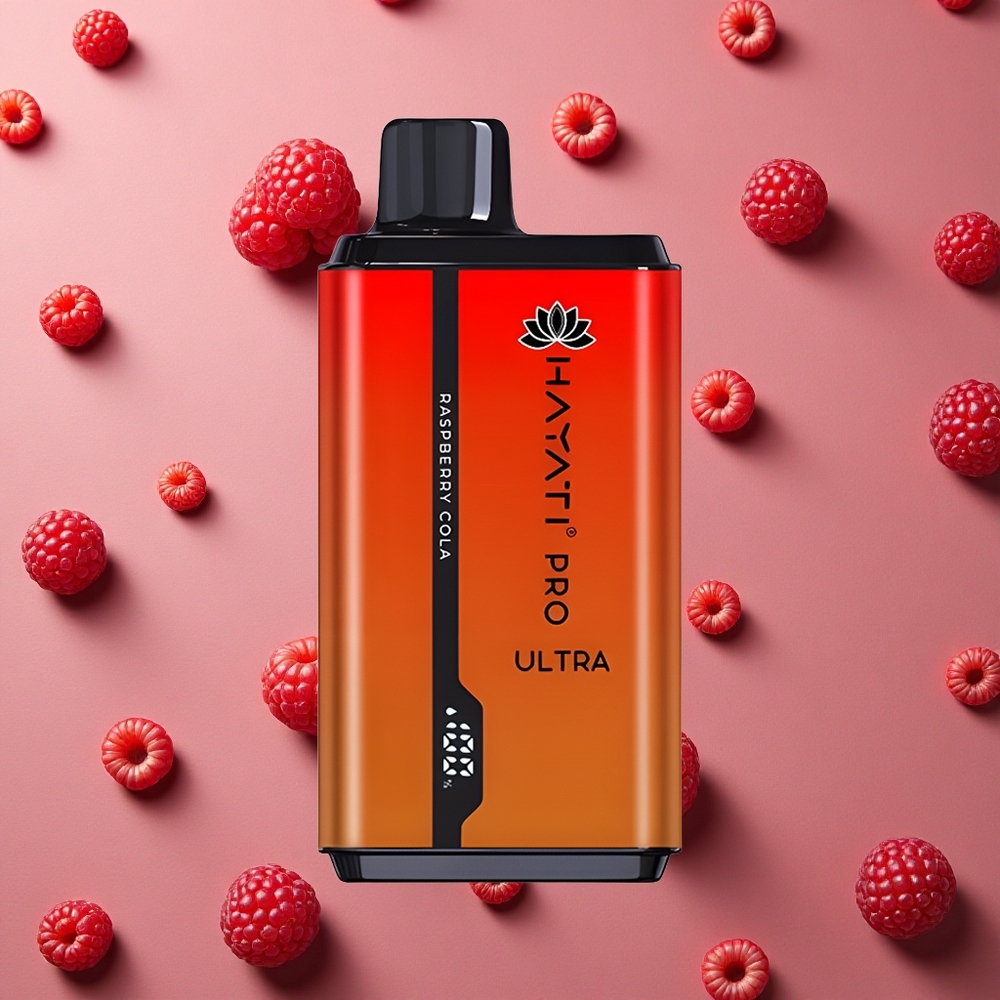 Hayati Pro Ultra 15000 Puffs Raspberry Cola 850mAh
