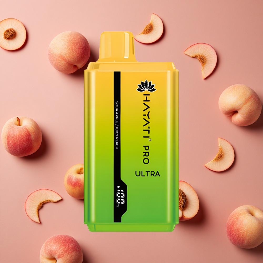 Hayati Pro Ultra 15000 Puffs Sour Apple 850mAh 2 12ml