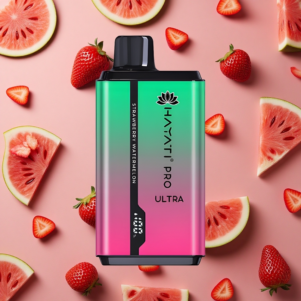 Hayati Pro Ultra 15000 Puffs Strawberry Watermelon 850mAh 24ml