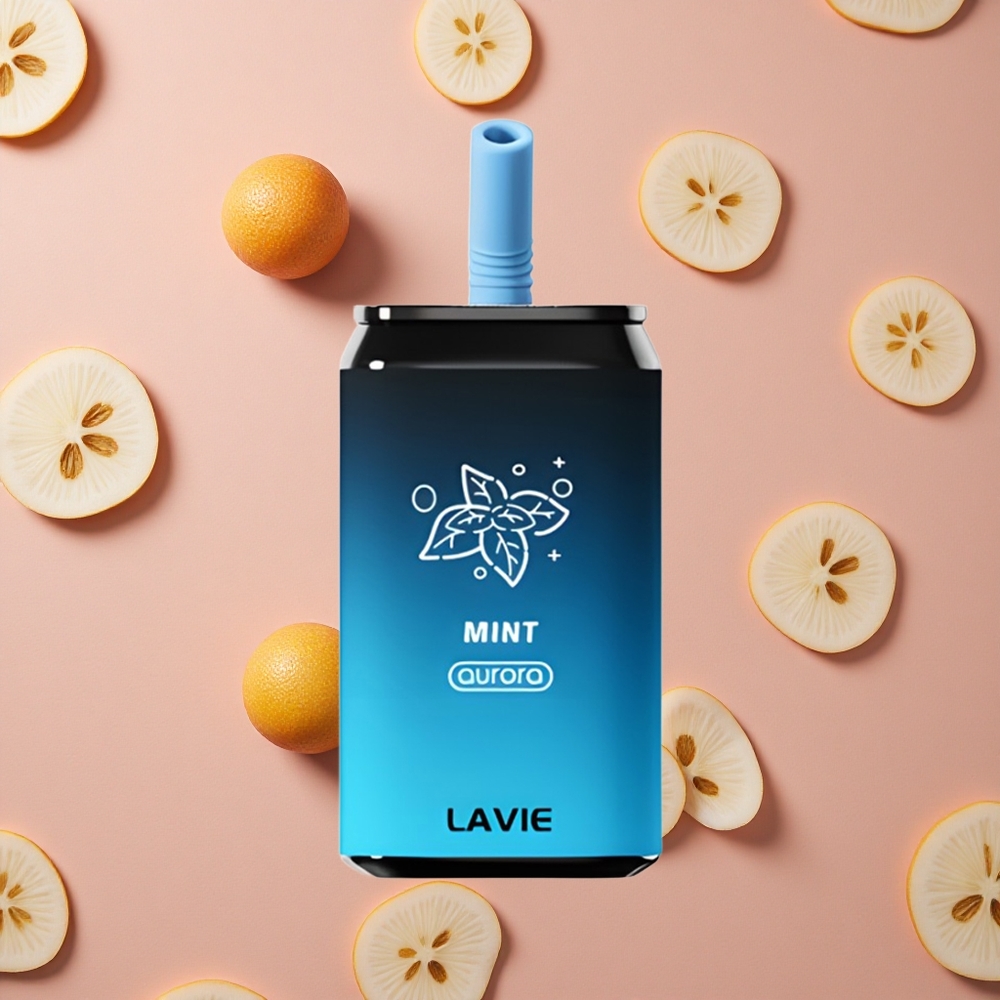 Lavie Aurora 11000 Puffs 22ML E-liquid capacity Mint Type C Rechargeable Charging port