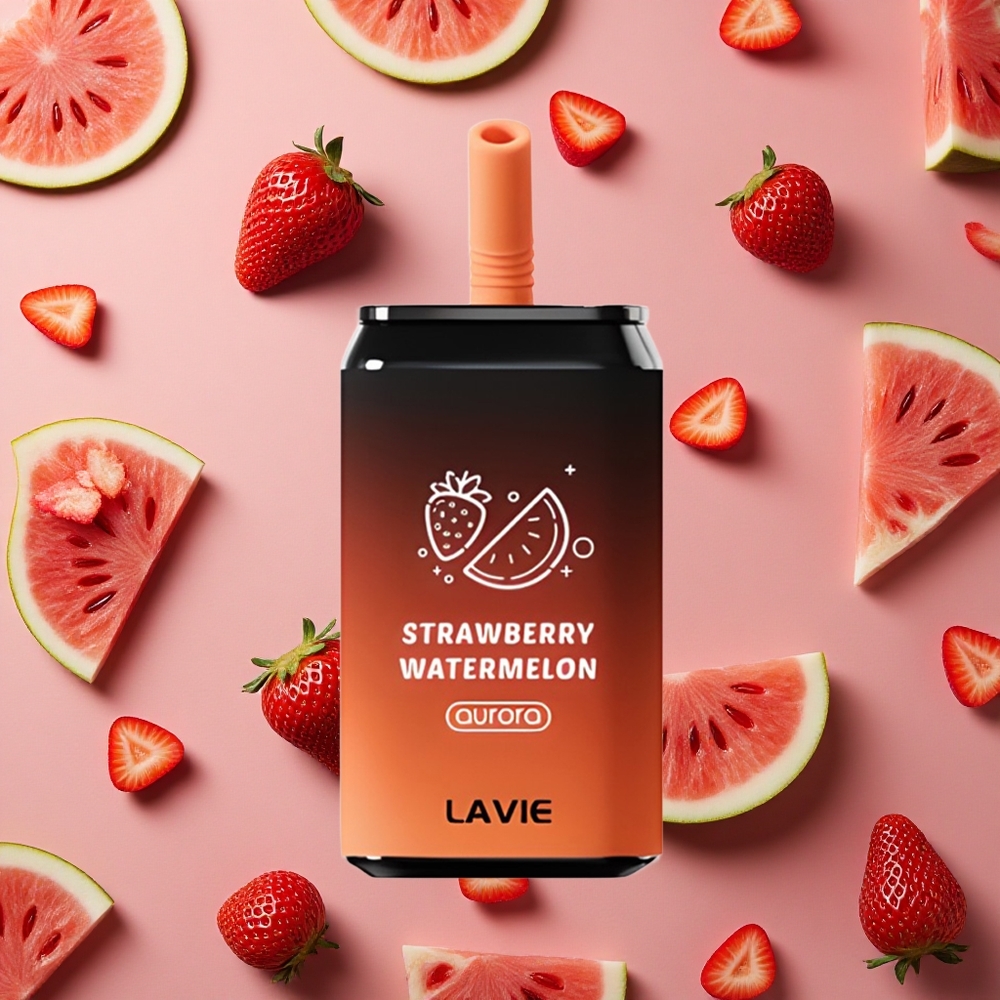 Lavie Aurora 11000 Puffs Strawberry Watermelon 22ML E-liquid capacity 650mAh