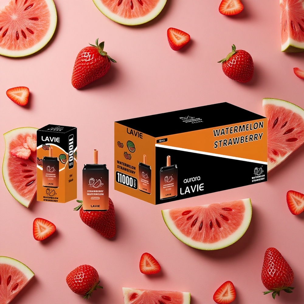 Lavie Aurora 11000 Puffs Strawberry Watermelon 22ML E-liquid capacity 650mAh