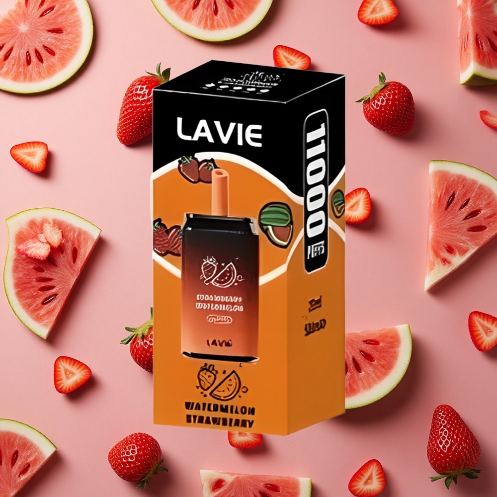 Lavie Aurora 11000 Puffs Strawberry Watermelon 22ML E-liquid capacity 650mAh