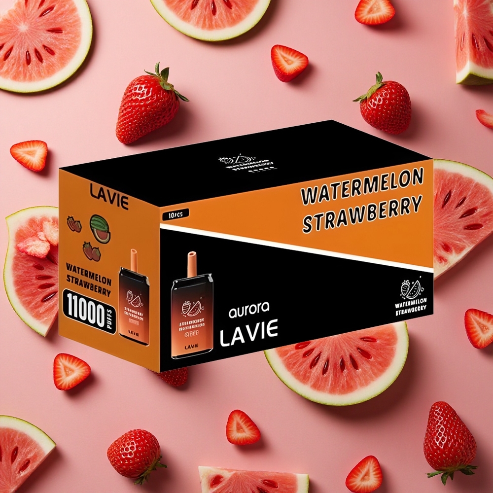 Lavie Aurora 11000 Puffs Strawberry Watermelon 22ML E-liquid capacity 650mAh