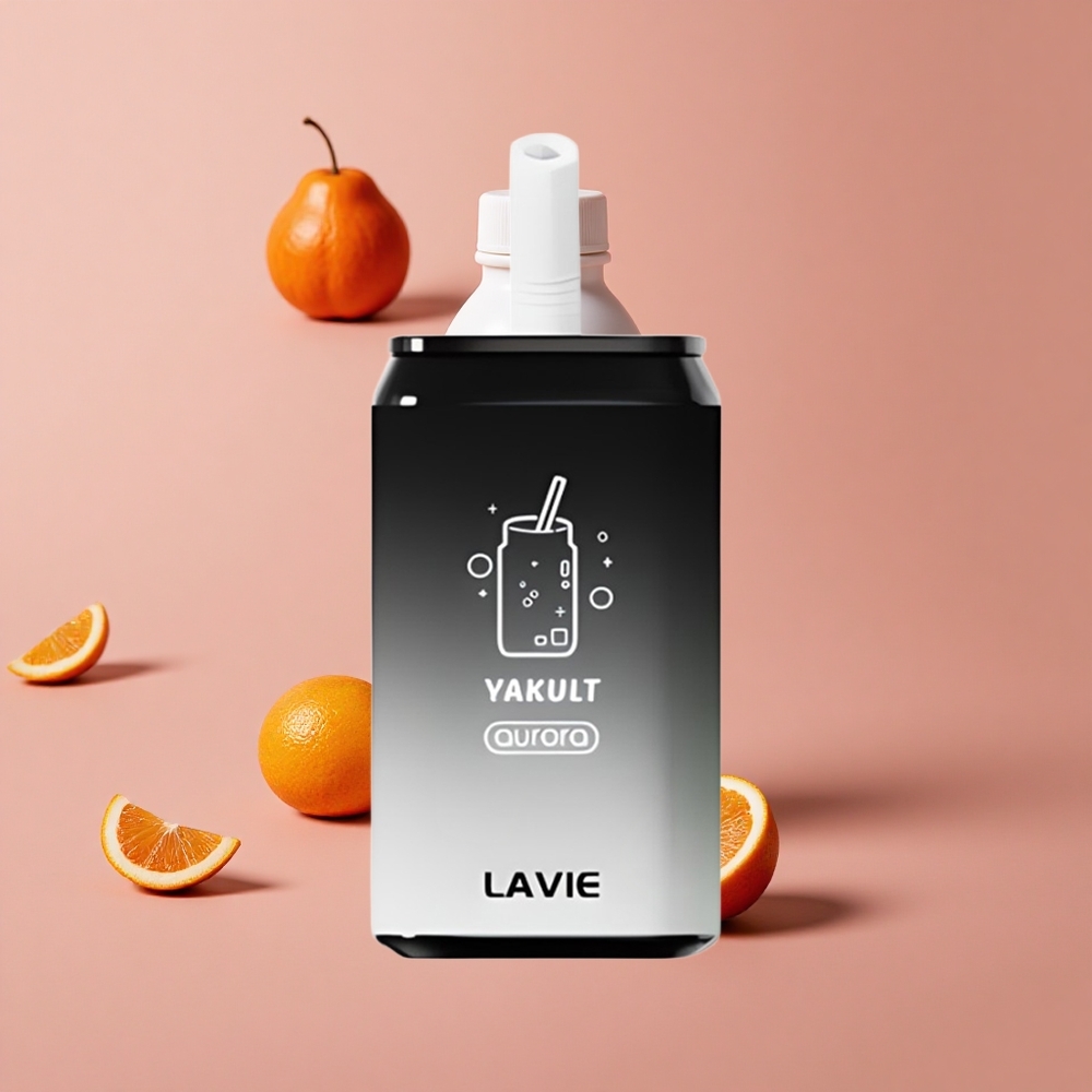 Lavie Aurora 11000 Puffs Yakult Type C Rechargeable Charging port