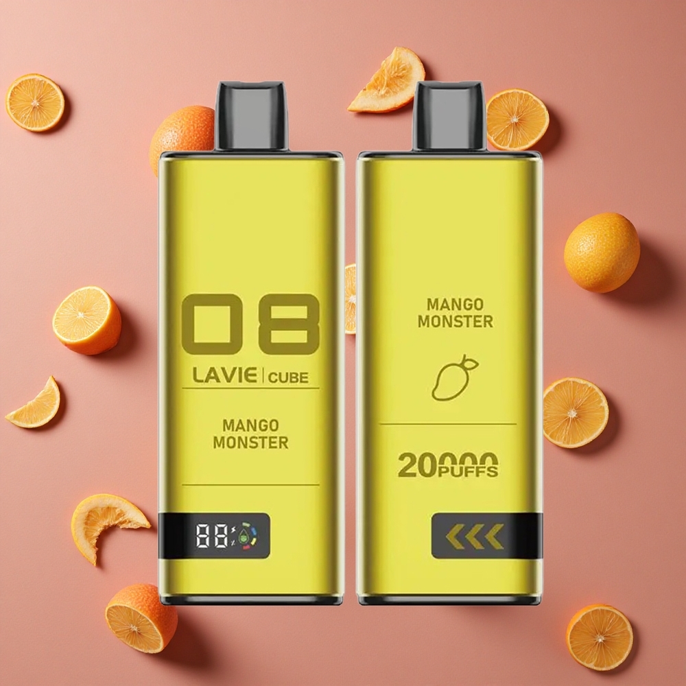 Lavie Cube 20000 Puffs 28ML E-liquid capacity Mango Monster