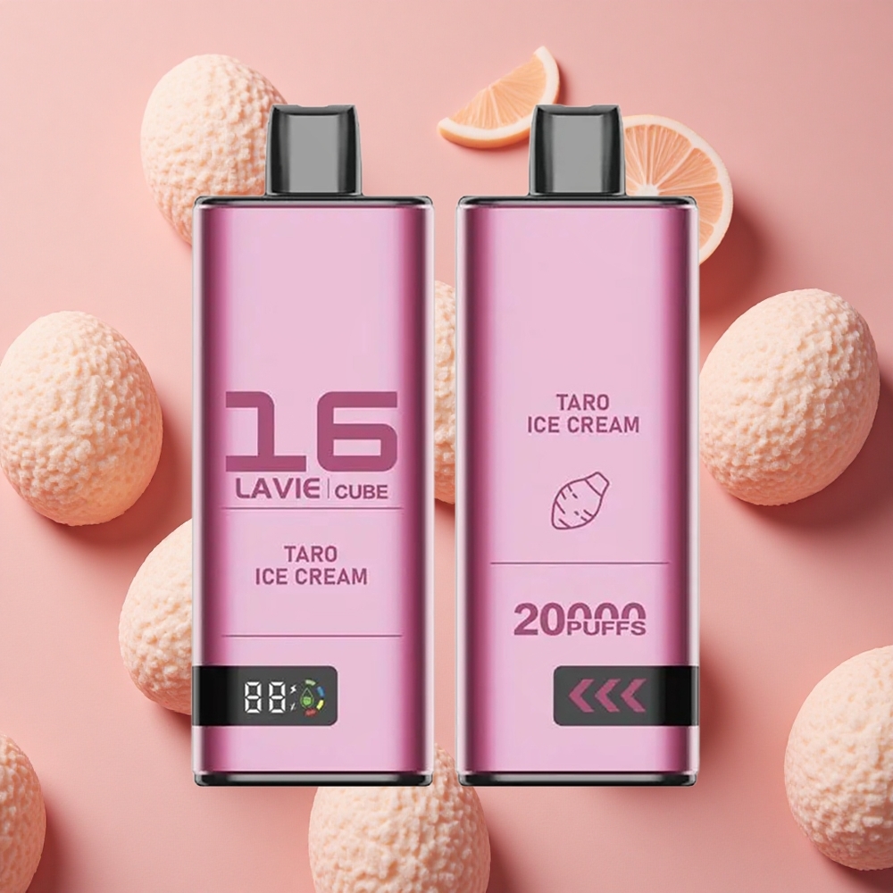 Lavie Cube 20000 Puffs 28ML E-liquid capacity Taro Ice Cream
