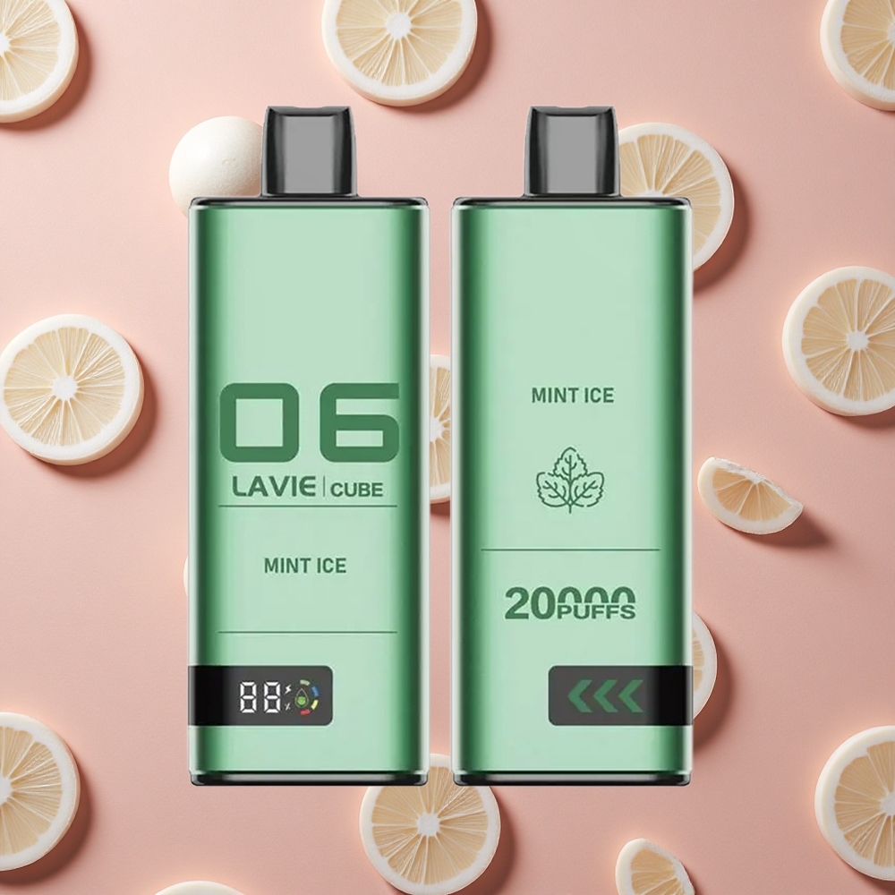 Lavie Cube 20000 Puffs Mint Ice 28ML E-liquid capacity Type C