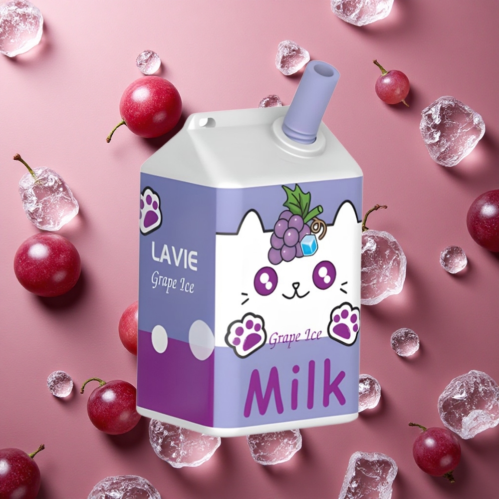 Lavie Milk 7000 Puffs Grape Ice 16ML E-liquid capacity Type C
