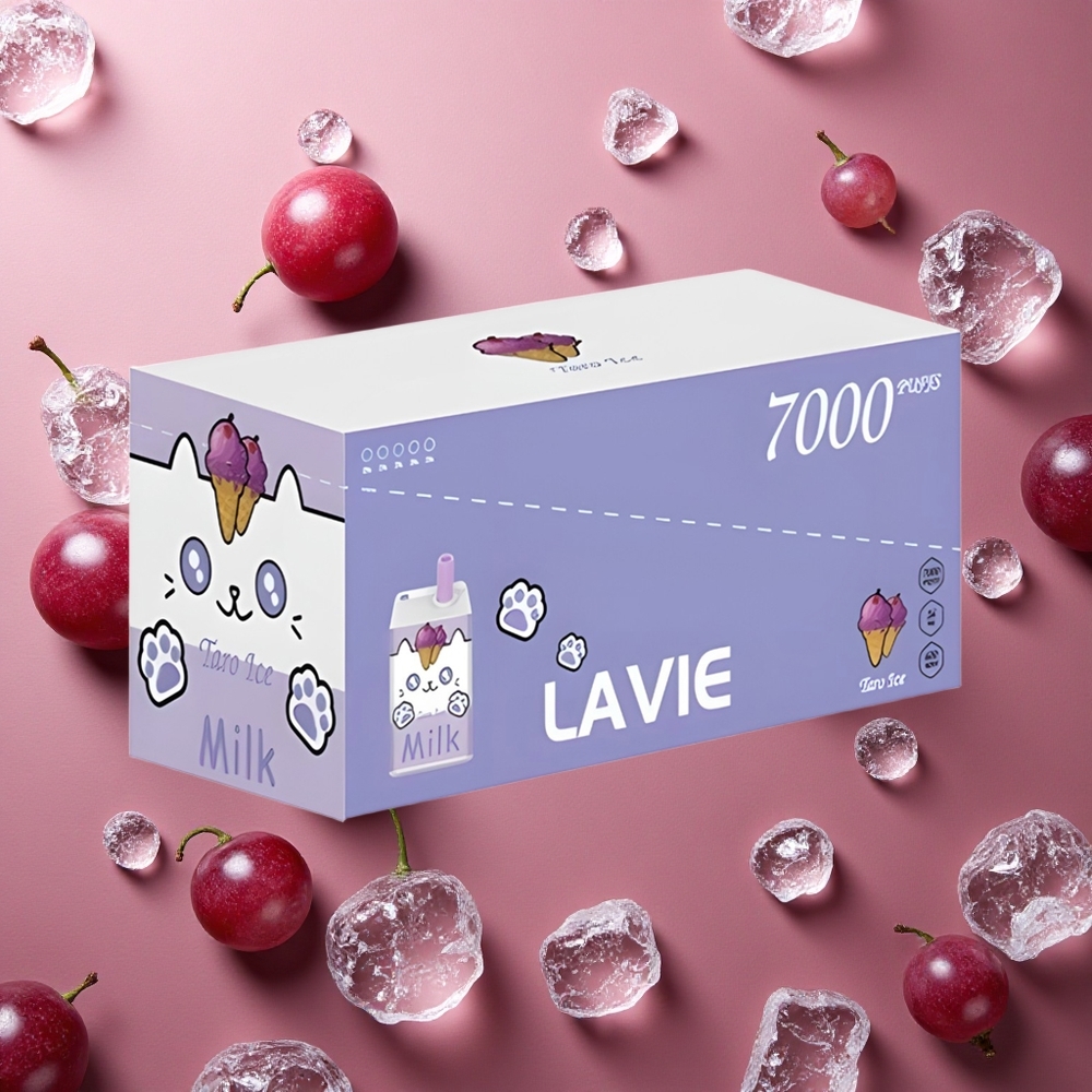 Lavie Milk 7000 Puffs Grape Ice 16ML E-liquid capacity Type C