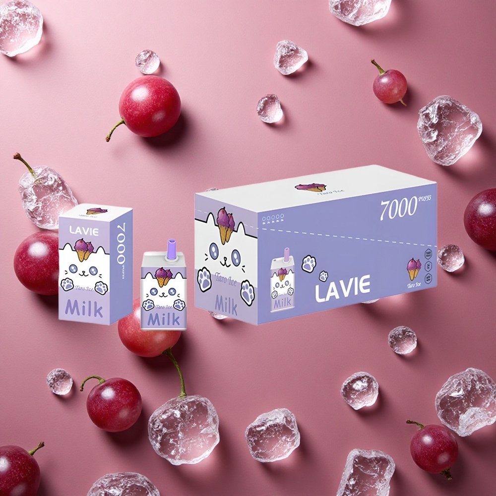 Lavie Milk 7000 Puffs Grape Ice 16ML E-liquid capacity Type C