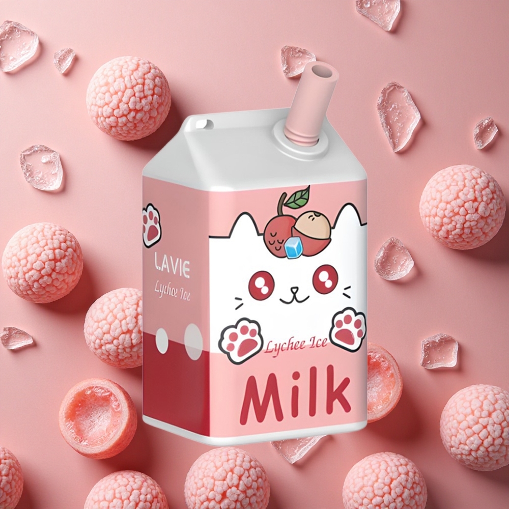 Lavie Milk 7000 Puffs Lychee Ice 16ML E-liquid capacity 600mAh