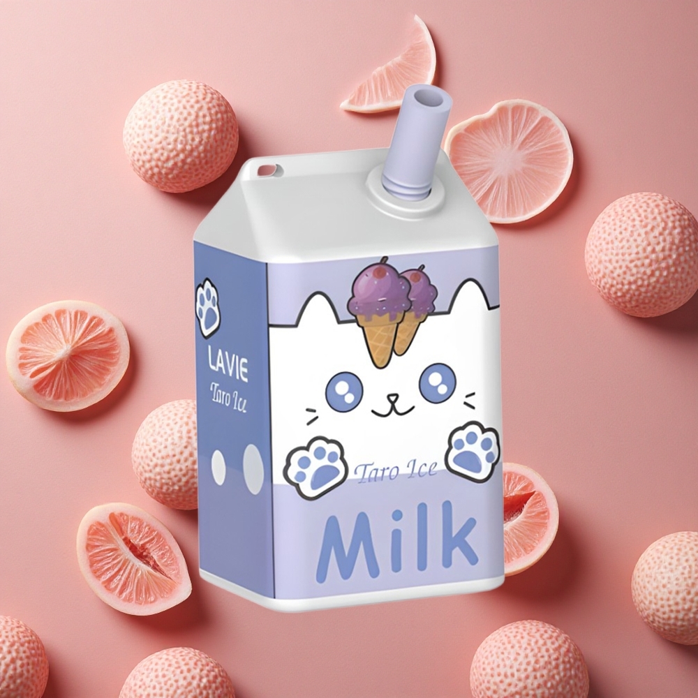 Lavie Milk 7000 Puffs Taro Ice 16ML E-liquid capacity Type C Rechargeable
