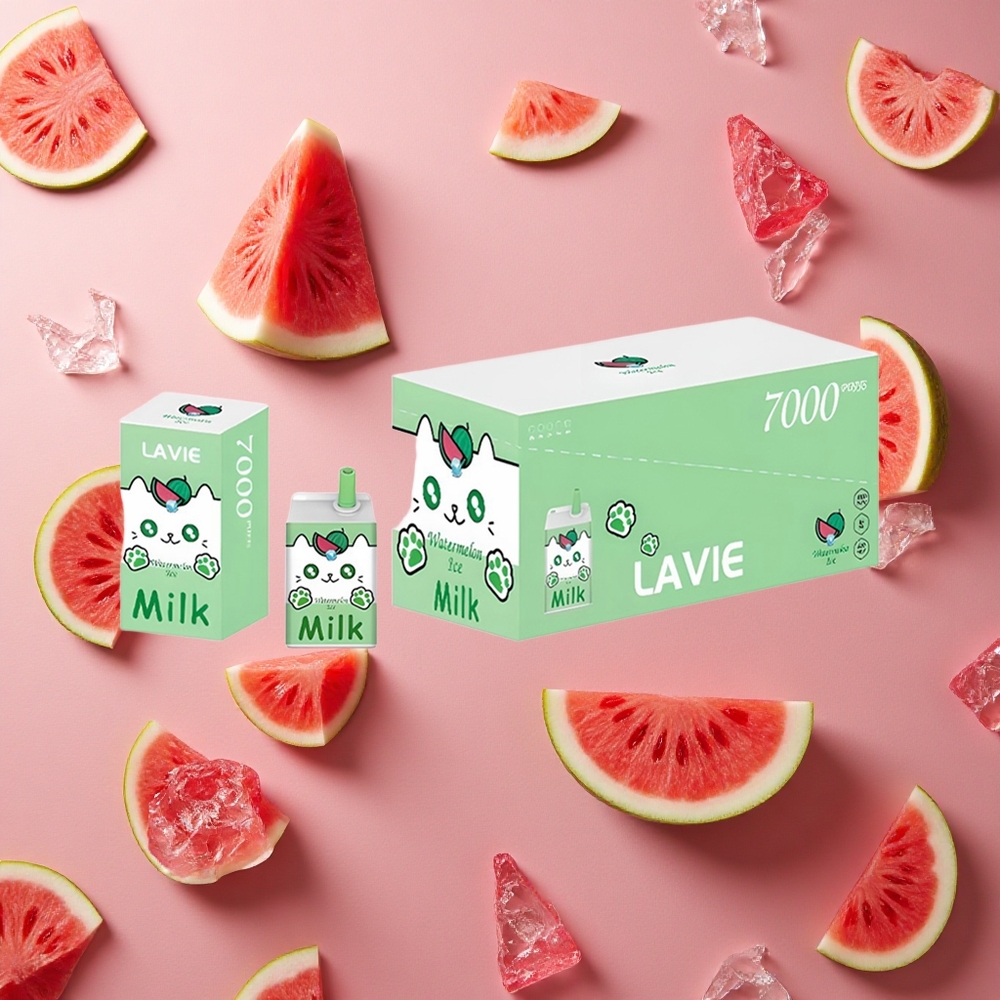 Lavie Milk 7000 Puffs Watermelon Ice 16ML E-liquid capacity Type C