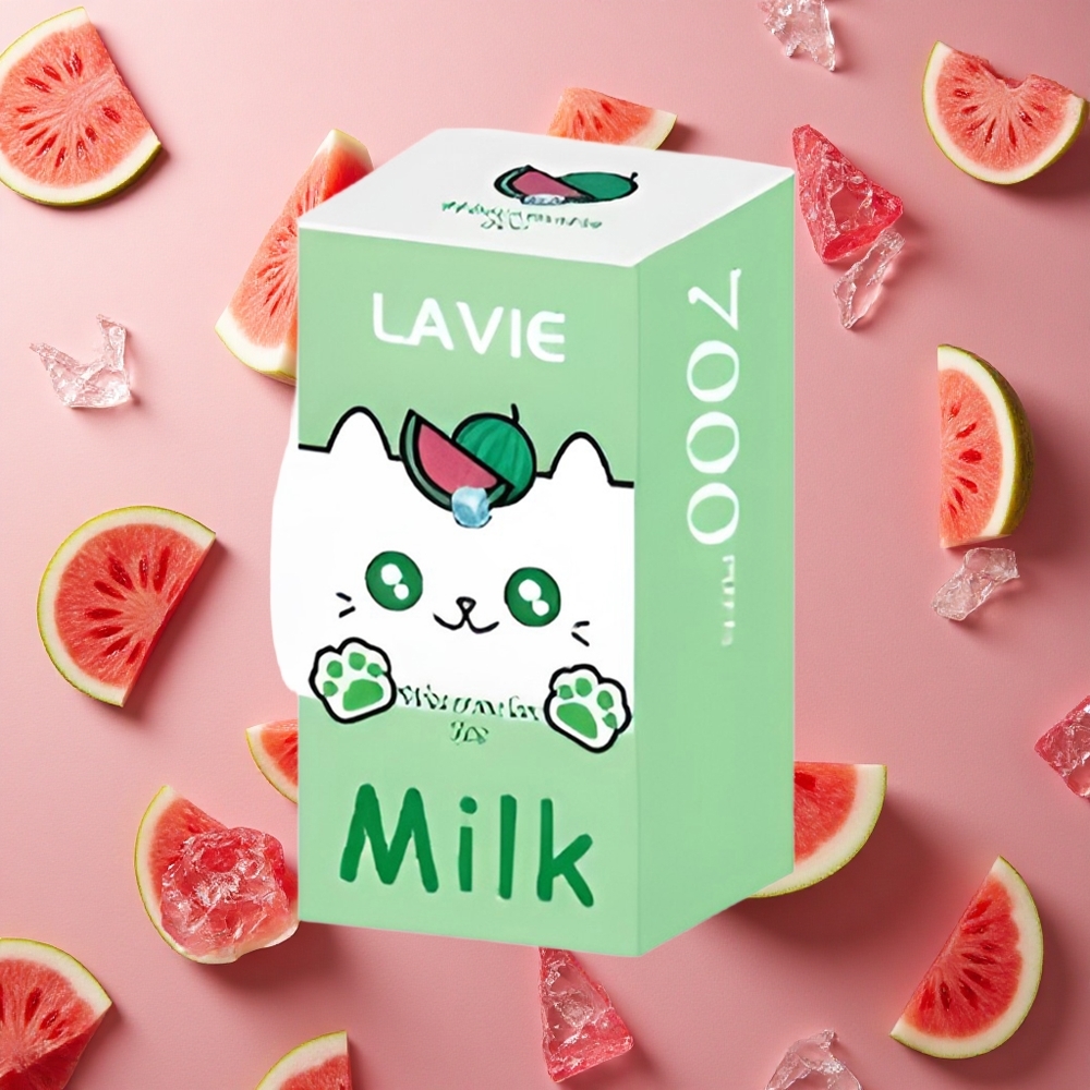 Lavie Milk 7000 Puffs Watermelon Ice 16ML E-liquid capacity Type C