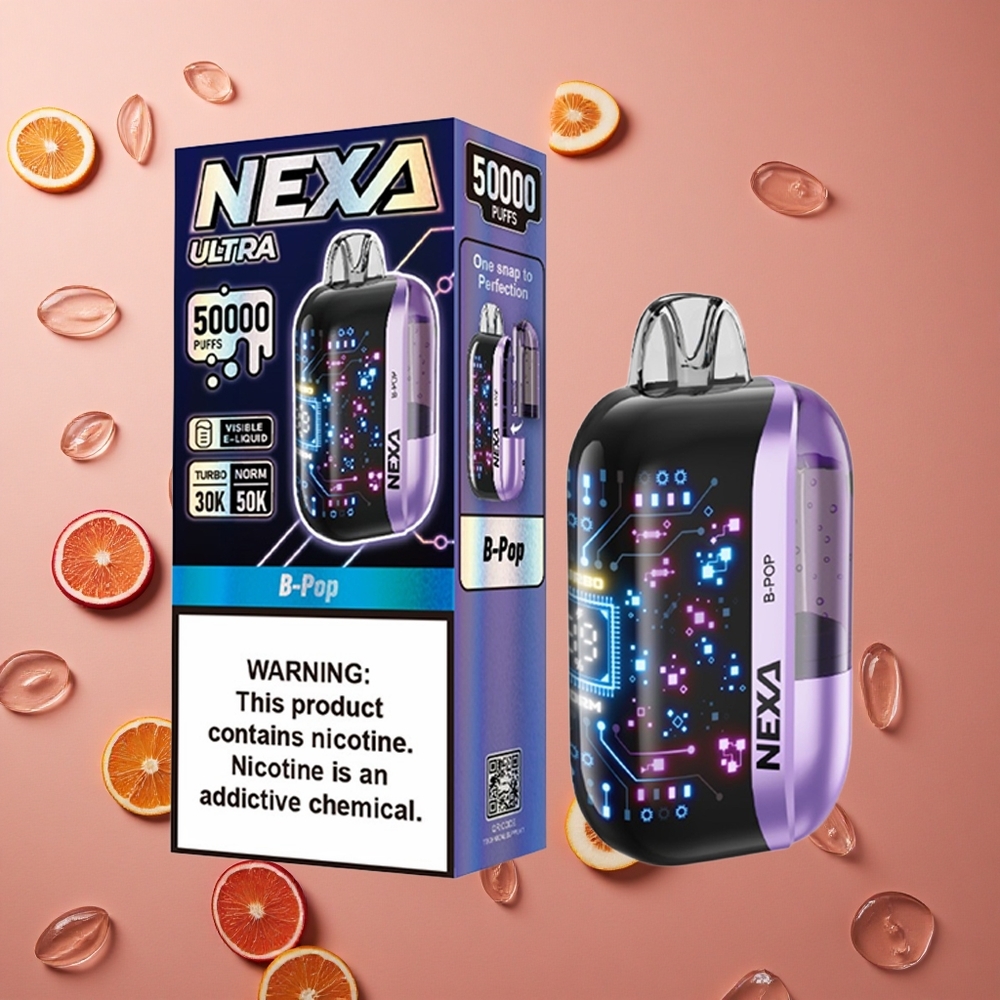 NEXA Ultra 50000 Puffs 20ml Prefilled Capacity 5% Nicotine B-Pop