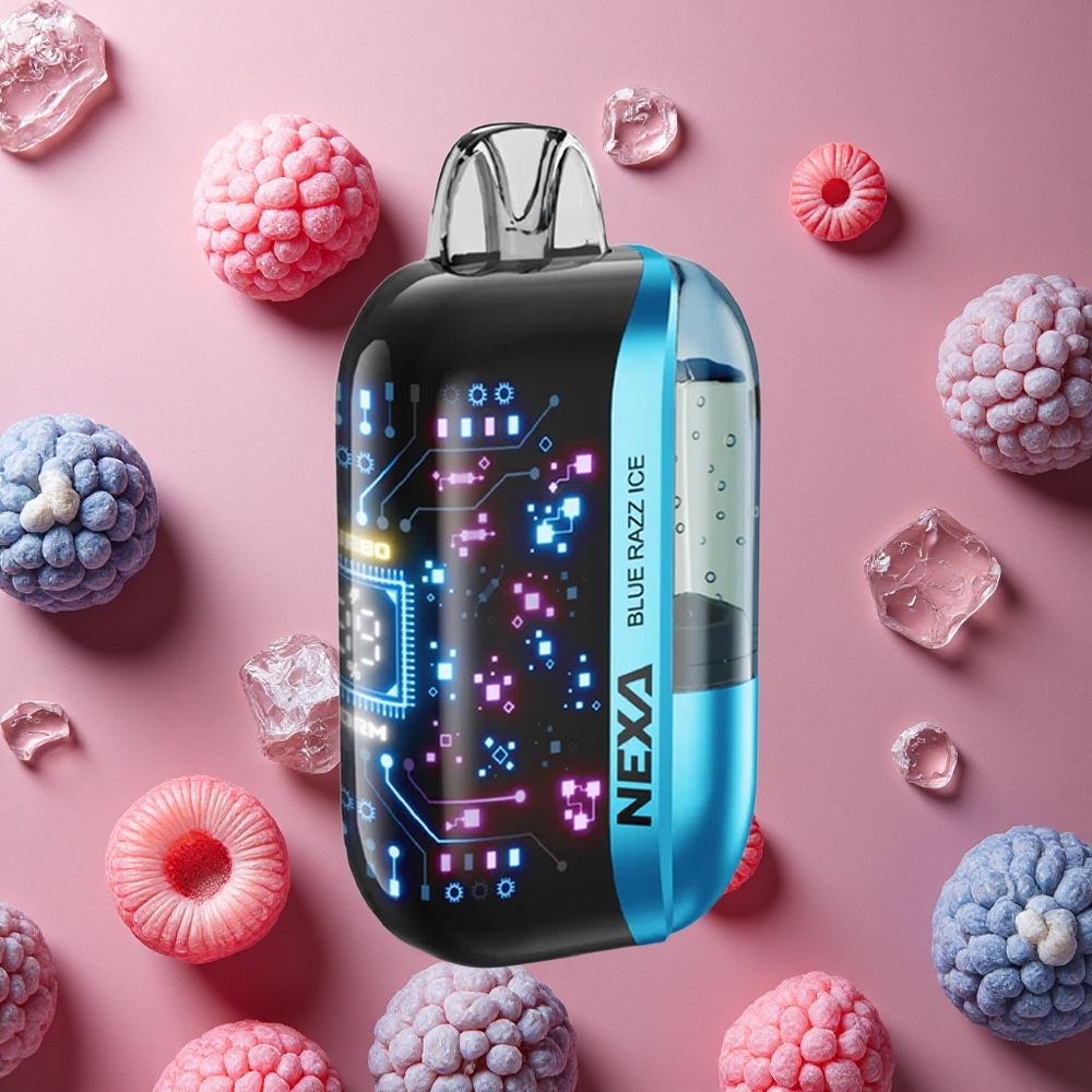 NEXA Ultra 50000 Puffs Blue Razz Ice 20ml Prefilled Capacity 800mah