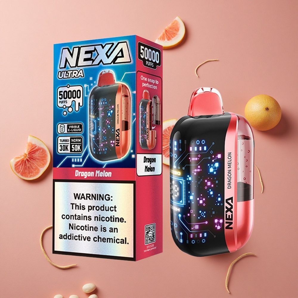 NEXA Ultra 50000 Puffs Dragon Melon 20ml Prefilled Capacity 800mah