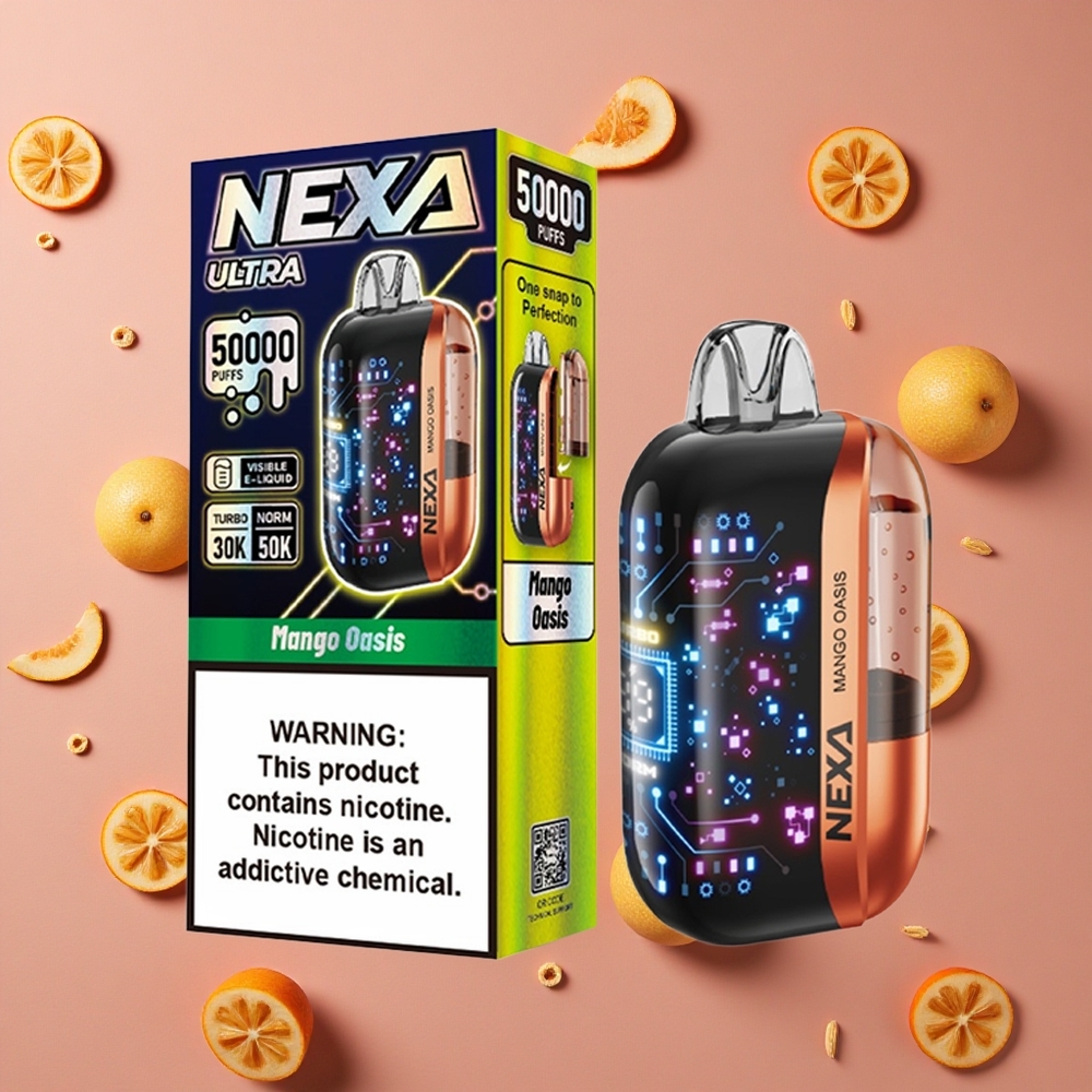 NEXA Ultra 50000 Puffs Mango Oasis 20ml Prefilled Capacity Type-c