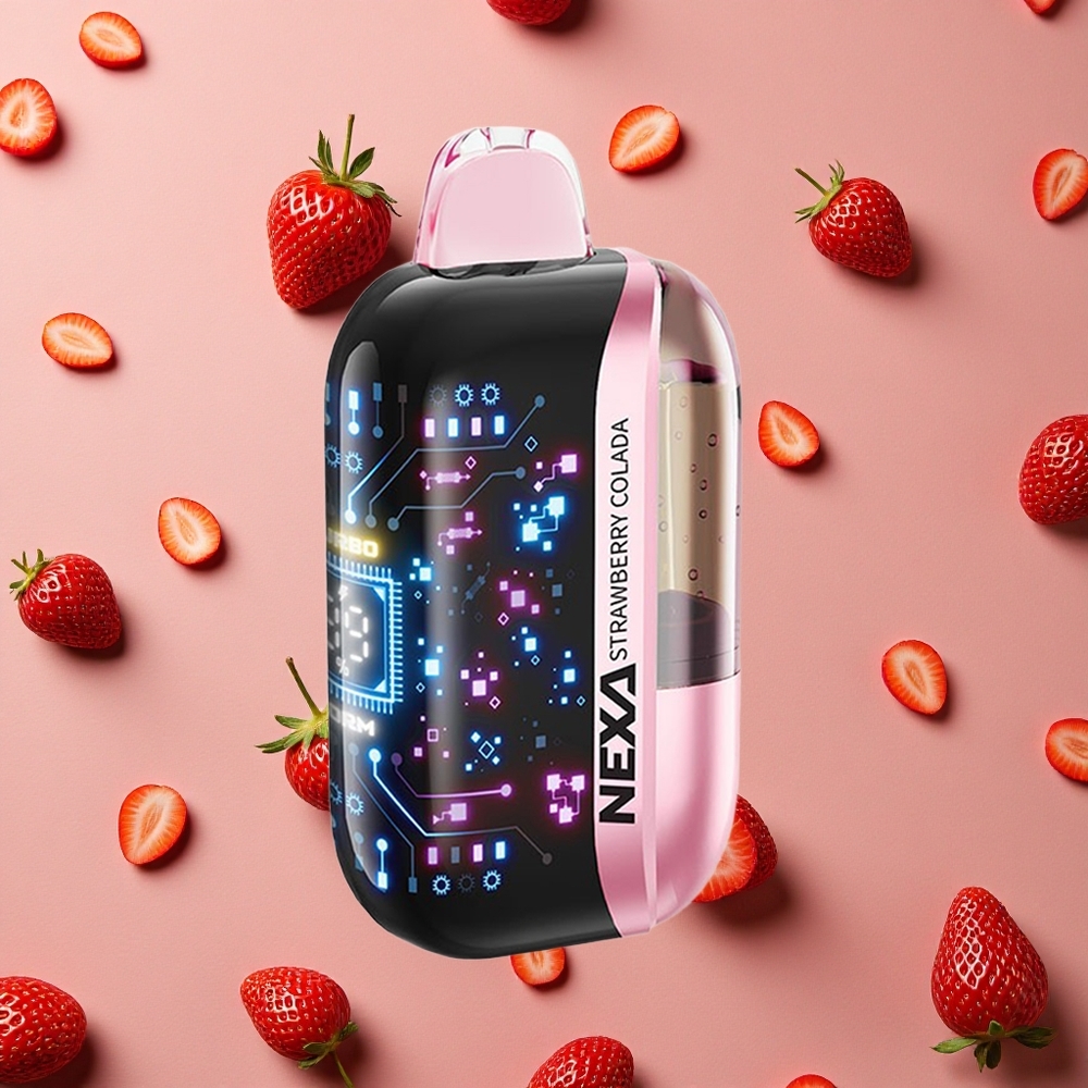 NEXA Ultra 50000 Puffs Strawberry Colada 20ml Prefilled Capacity 800mah