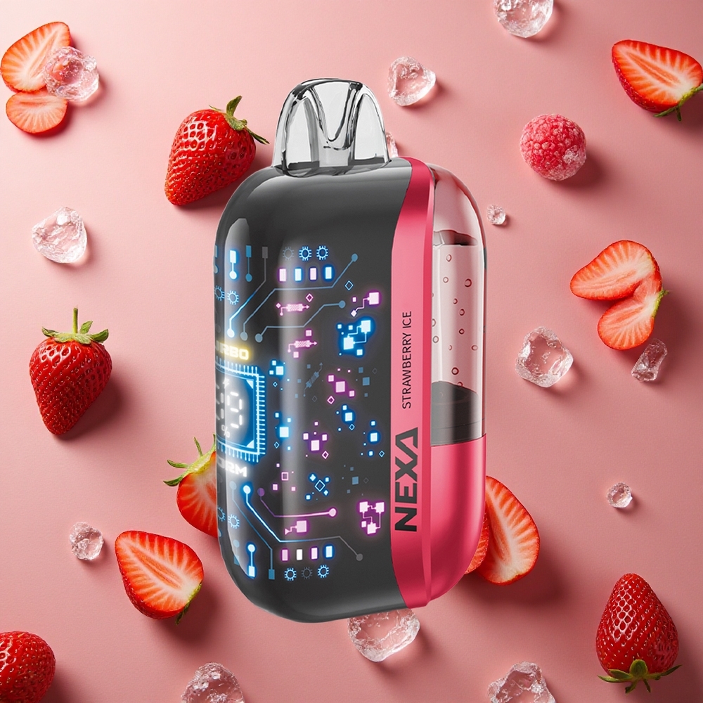 NEXA Ultra 50000 Puffs Strawberry Ice 20ml Prefilled Capacity 800mah