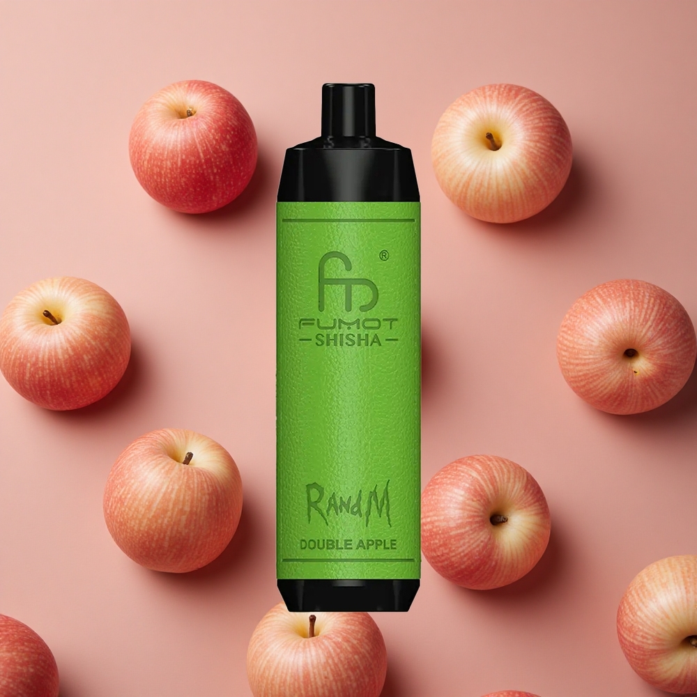 RandM Fumot Shisha 10000 Puffs Double Apple 18ml Prefilled E-liquid