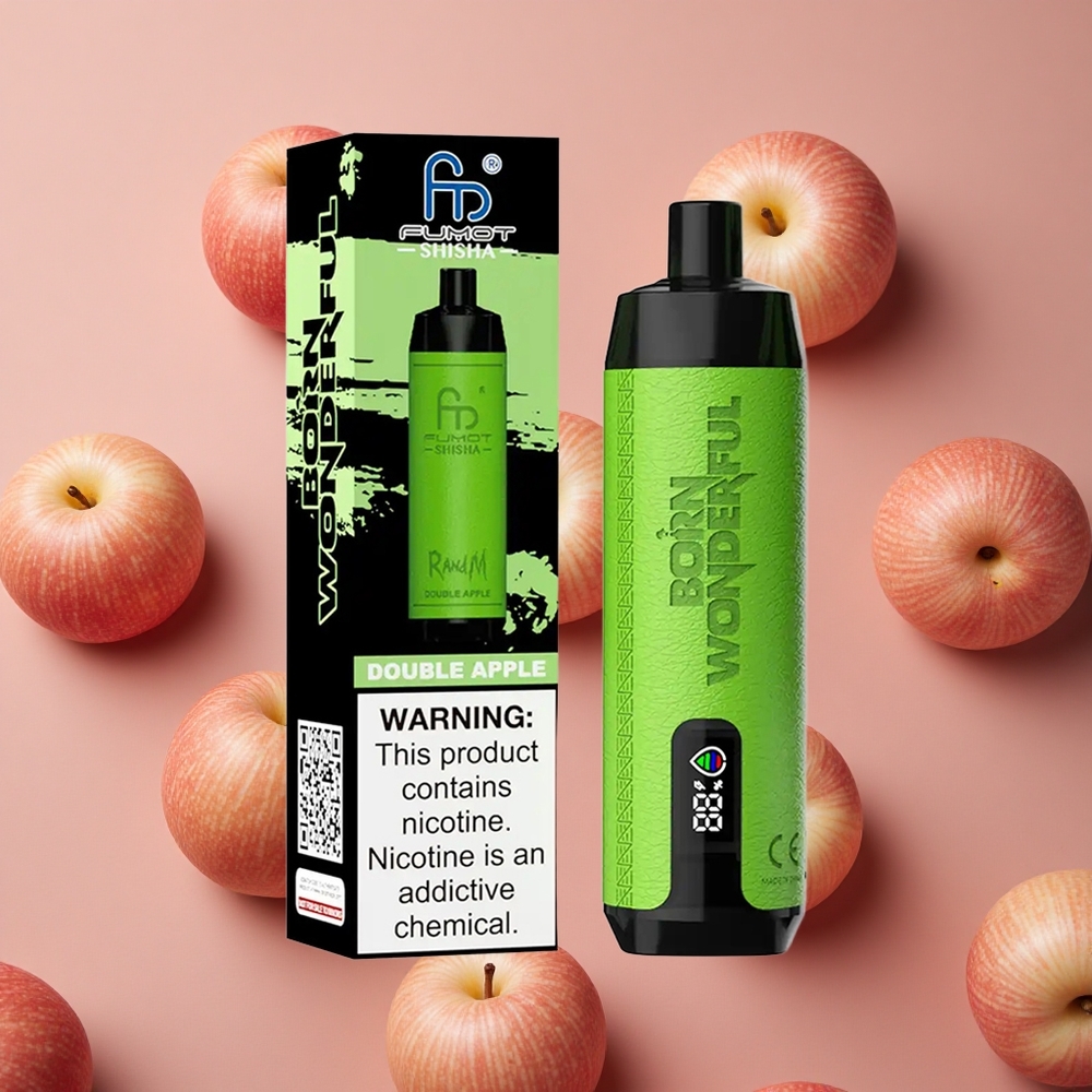 RandM Fumot Shisha 10000 Puffs Double Apple 18ml Prefilled E-liquid