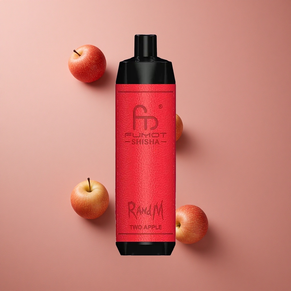 RandM Fumot Shisha 10000 Puffs Two Apple 18ml Prefilled E-liquid