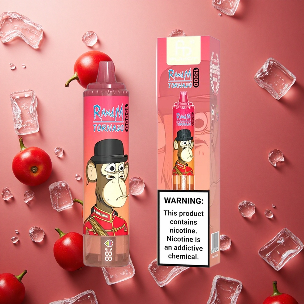 RandM Fumot Tornado 15000 Puffs 25ml Red Energy Ice