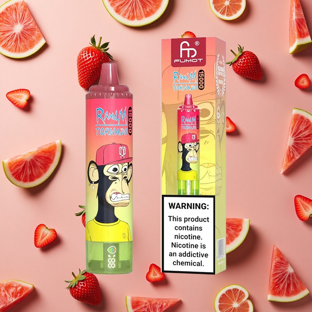 RandM Fumot Tornado 15000 Puffs 25ml Strawberry Watermelon Lemonade