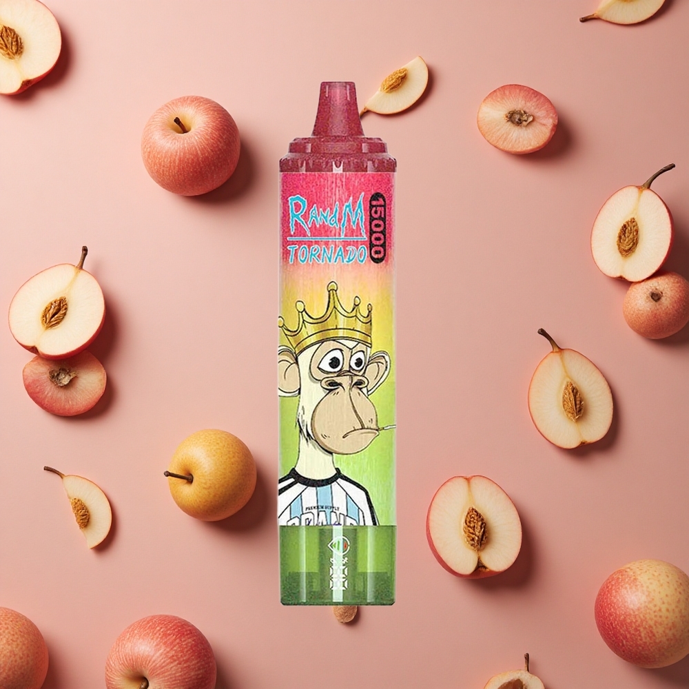 RandM Fumot Tornado 15000 Puffs Apple Peach Pear 25ml LCD