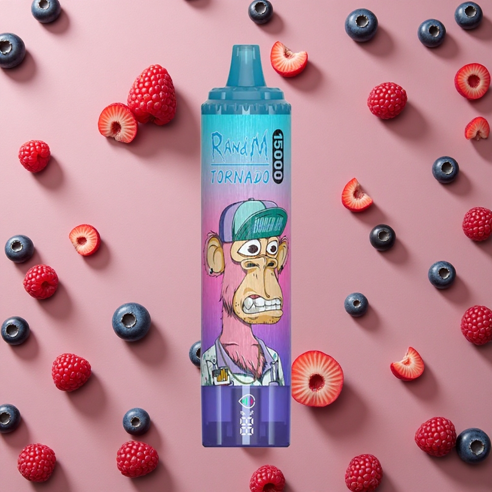 RandM Fumot Tornado 15000 Puffs Blueberry Raspberry 25ml LCD