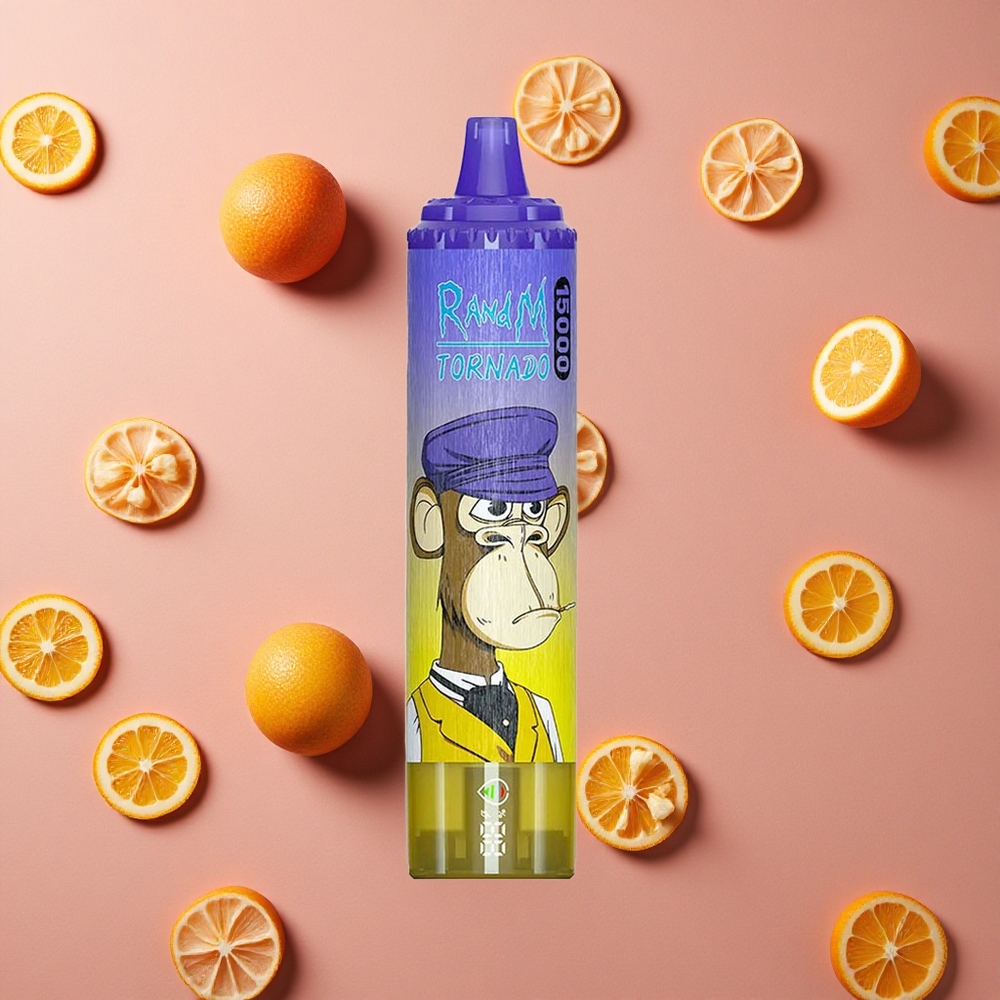 RandM Fumot Tornado 15000 Puffs Mango On Ice 25ml LCD