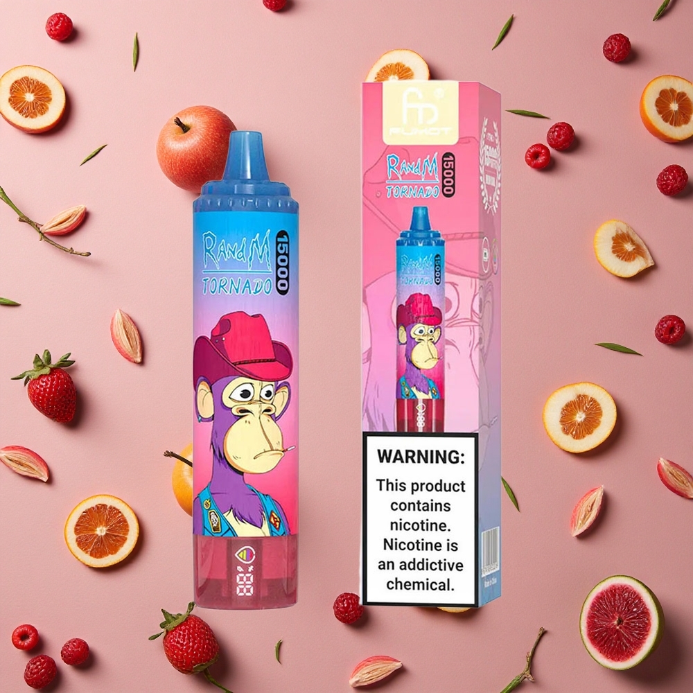 RandM Fumot Tornado 15000 Puffs Mixed Berry LCD Type-C
