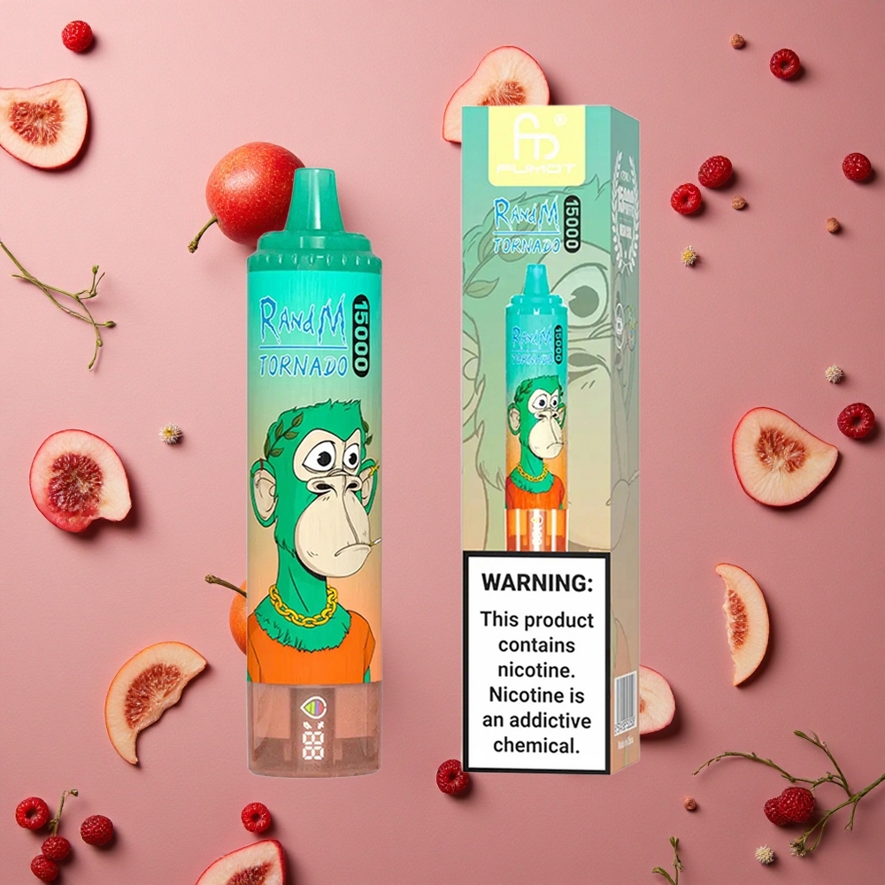 RandM Fumot Tornado 15000 Puffs Triple Berry LCD Type-C