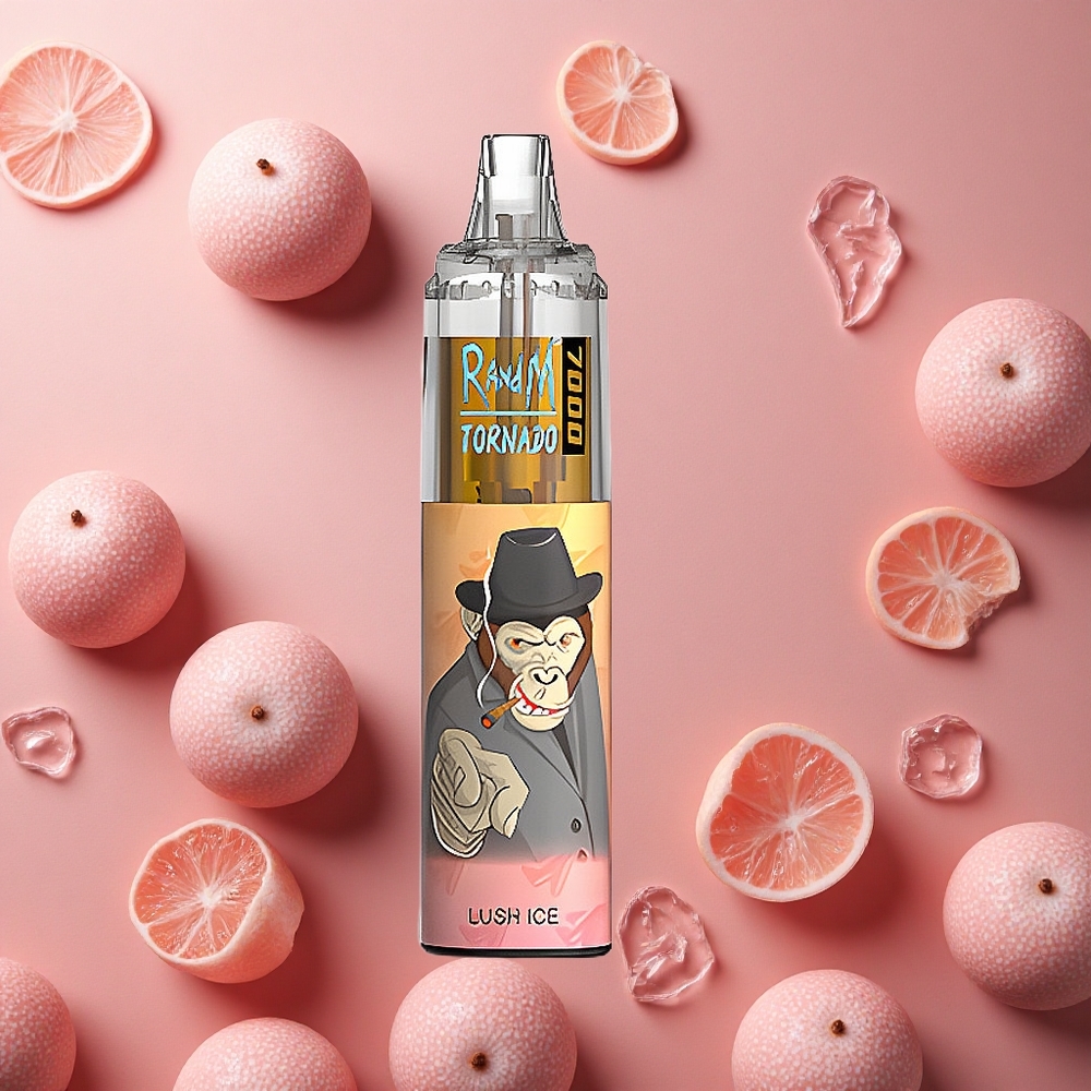 RandM Fumot Tornado 7000 Puffs Lush Ice 14 ML E-liquid Air-Adjustable
