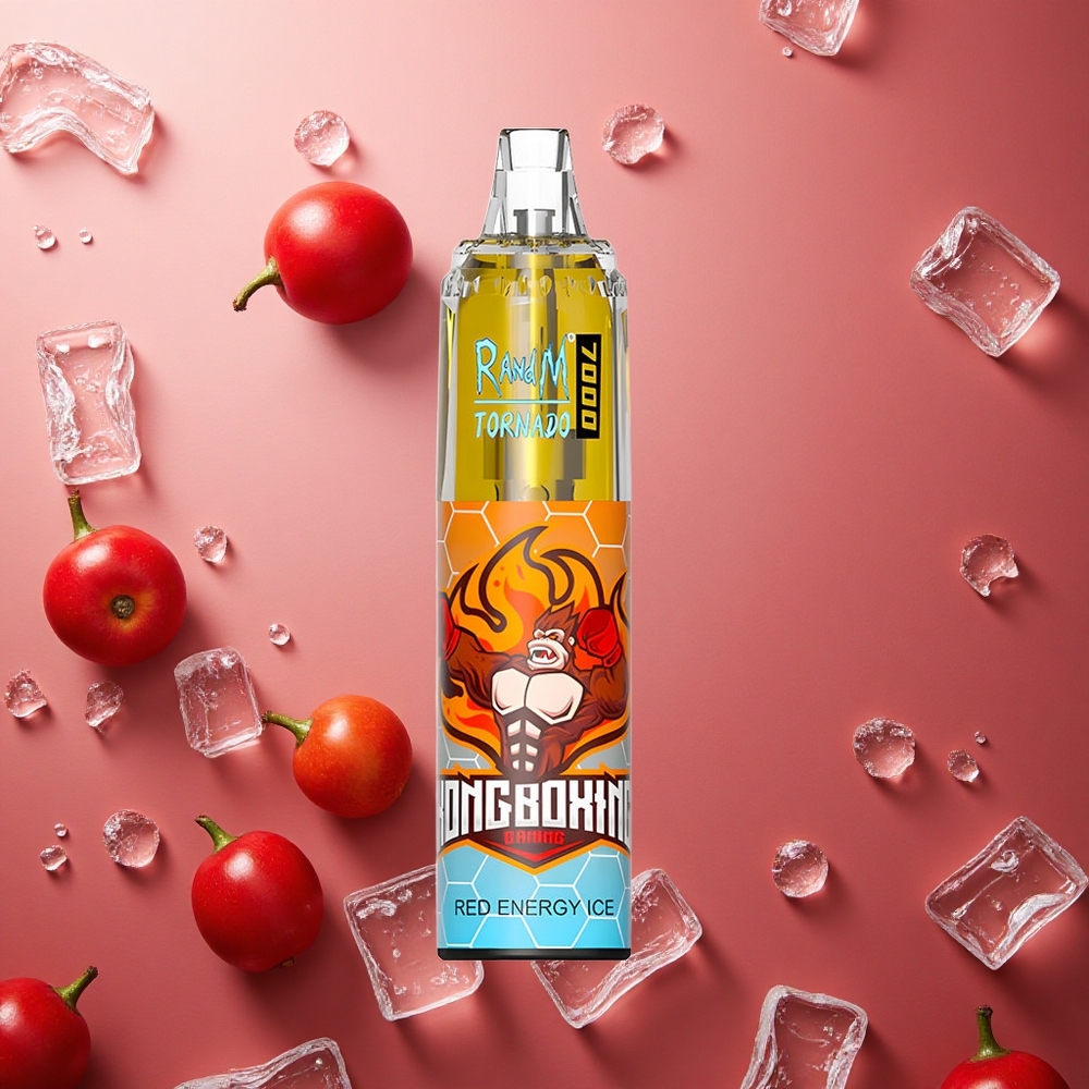RandM Fumot Tornado 7000 Puffs Red Energy Ice 14ML Mesh Coil