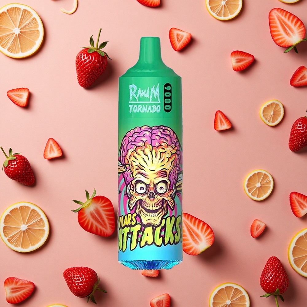 RandM Fumot Tornado 9000 Puffs Strawberry Lemonade Mesh Coil