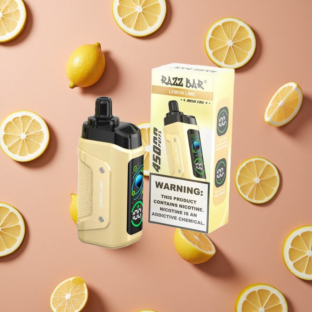 Razz Bar 45000 Puffs Lemon Lime Adjustable Airflow